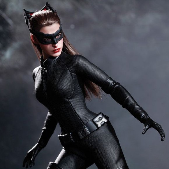 Selina Kyle / Catwoman figure by Kojun, produced by Hot Toys. Detail view.