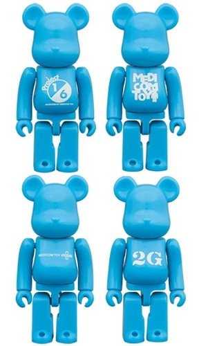 SERIES 41 Release campaign Special Edition BE@RBRICK 100% figure, produced by Medicom Toy. Front view.