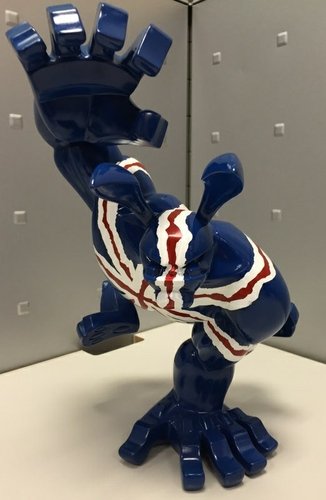 Sex Pistol figure, produced by Coarsetoys. Front view.