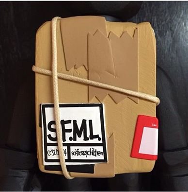 SFCC - S.F.M.L figure by Michael Lau, produced by Crazysmiles. Packaging.