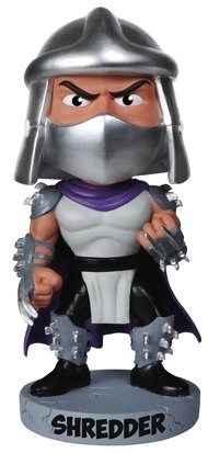 Shredder figure by Nickelodeon, produced by Funko. Front view.