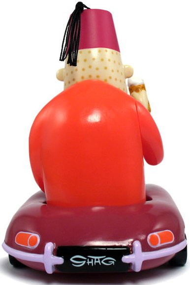 Shriner figure by Shag, produced by Rotofugi. Back view.