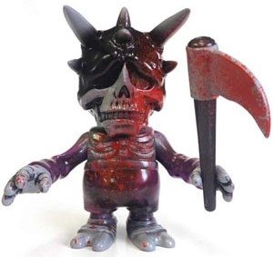 SKULL BB KBB (Chase) figure by Cure, produced by Secret Base. Front view.