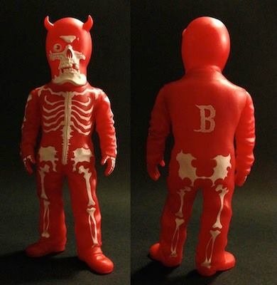 Skullman - B (made-to-order - 6 rangers set) figure by Balzac, produced by Secret Base. Front view.