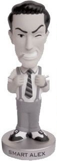Smart Alex - Black & White figure by Funko, produced by Funko. Front view.