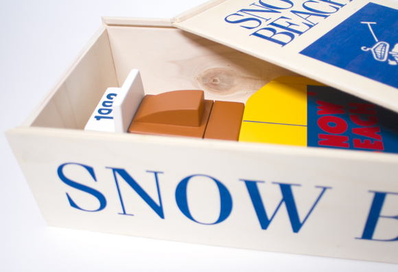 Snow Beach figure by Grotesk, produced by Case Studyo. Detail view.