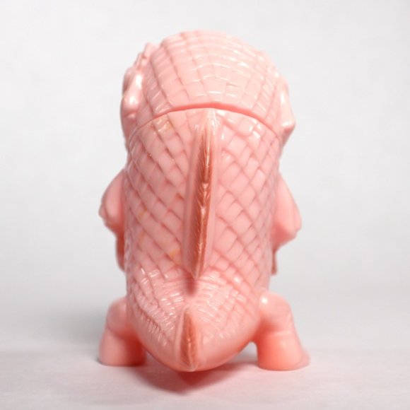 Snybora - Naked Mole Rat figure by Chris Ryniak, produced by Squibbles Ink & Rotofugi. Back view.