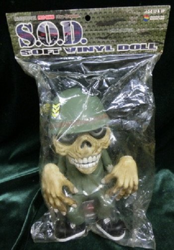 S.O.D. (Stormtroopers Of Death) - Sargent D. figure by Hideaki Hatta, produced by Medicom Toy X Mad Toyz X H8Graphix. Packaging.