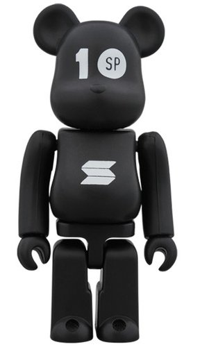 Sonar Pocket 10th model BE@RBRICK 100% figure, produced by Medicom Toy. Front view.