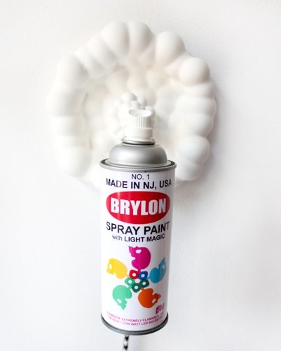 Spray Paint with Light Magic figure by Brutherford. Front view.