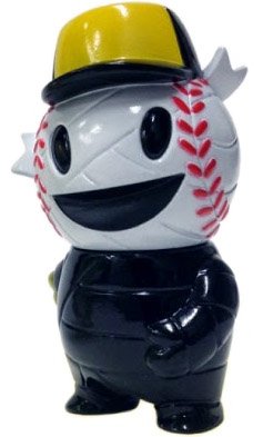 Spring Training Pocket Baseball Boy figure by Brian Flynn, produced by Super7. Front view.