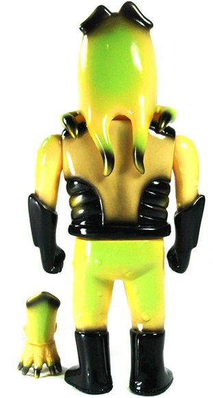 Springtime Takoshi figure by Miles Nielsen, produced by Toy Art Gallery. Back view.