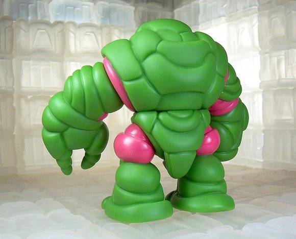 Standard Super Crayboth figure by Matt Doughty, produced by Onell Design. Back view.
