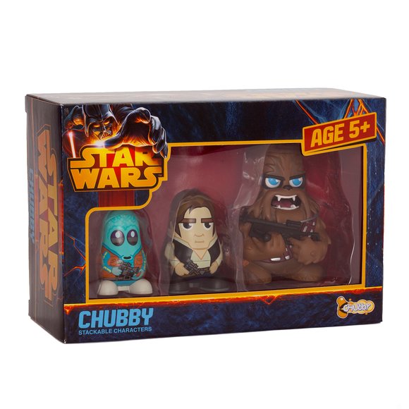 STAR WARS CHUBBY SERIES ONE CHEWBACCA figure by Tado, produced by Unbox Industries. Packaging.