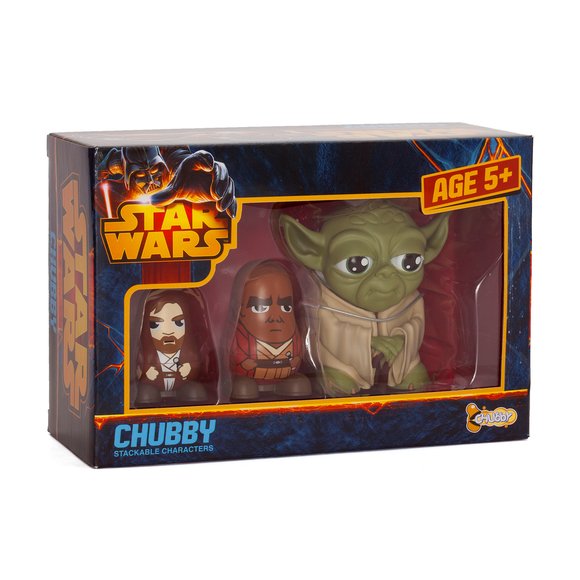 STAR WARS CHUBBY SERIES ONE YODA figure by Tado, produced by Unbox Industries. Packaging.
