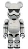 STAR WARS - FIRST ORDER STORMTROOPER -The Force Awakens-Chrome Ver. BE@RBRICK 100%