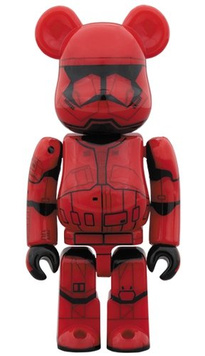 STAR WARS - SITH TROOPER BE@RBRICK 100% figure, produced by Medicom Toy. Front view.