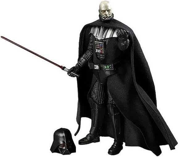 STAR WARS THE BLACK SERIES 6 DARTH VADER figure by Lucasfilm Ltd., produced by Hasbro. Front view.