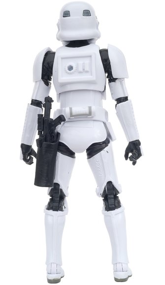 STAR WARS THE BLACK SERIES 6 STORMTROOPER figure by Lucasfilm Ltd., produced by Hasbro. Back view.