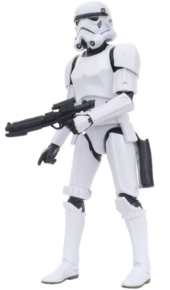 STAR WARS THE BLACK SERIES 6 STORMTROOPER figure by Lucasfilm Ltd., produced by Hasbro. Front view.