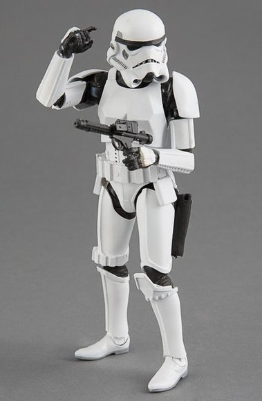 STAR WARS THE BLACK SERIES 6 STORMTROOPER figure by Lucasfilm Ltd., produced by Hasbro. Front view.