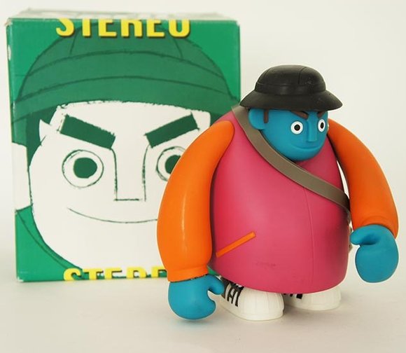 Stereo figure by Eric So, produced by Sprite X Devilock. Packaging.