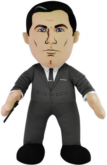 Sterling Archer 14 Plush Figure figure by Bleacher Creatures, produced by Bleacher Creatures. Front view.