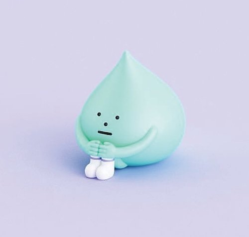 Sticky Monster Sitting Series figure by Sticky Monster Lab, produced by Sticky Monster Lab. Front view.