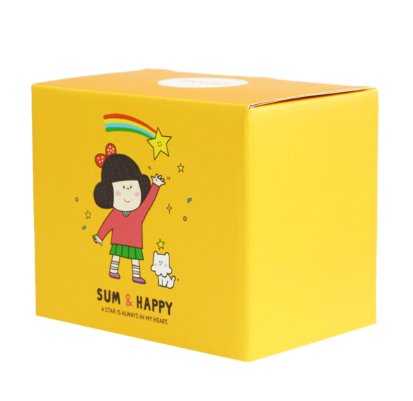 Sum & Happy figure by Varietysum, produced by Momiji. Packaging.