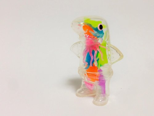 Summer Vacation Sametan - Part 2 (Pink Eyes) figure by Koji Harmon (Cometdebris), produced by Cometdebris. Front view.