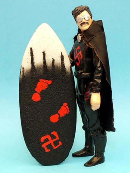 Surf Nazis Must Die! - Adolf, the Leader figure by Ralph Niese, produced by Goodleg Toys. Side view.