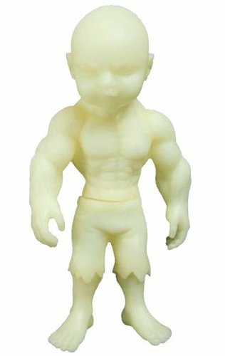 Temper Tot figure by Ron English, produced by Popaganda. Front view.