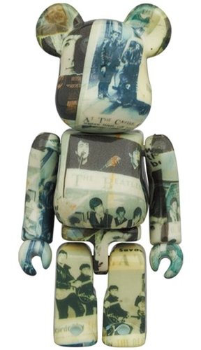 The Beatles Anthology BE@RBRICK 100％ figure, produced by Medicom Toy. Front view.