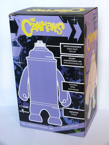 The CanMans: Dabs & Myla Edition figure by Dabs & Myla, produced by Toynami. Packaging.