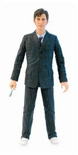 The Doctor in suit figure, produced by Underground Toys. Front view.