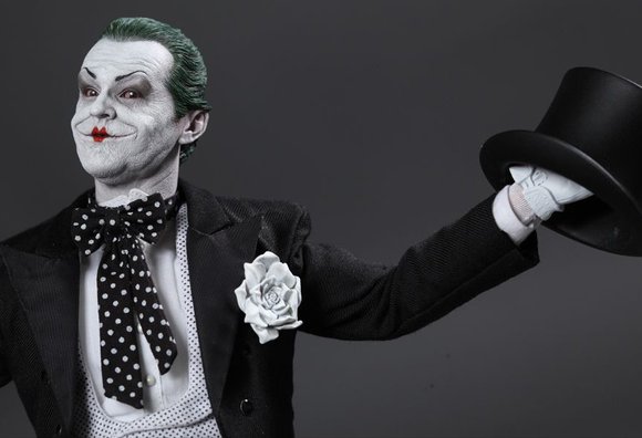 The Joker (Mime Version) figure by Jc. Hong, produced by Hot Toys. Detail view.