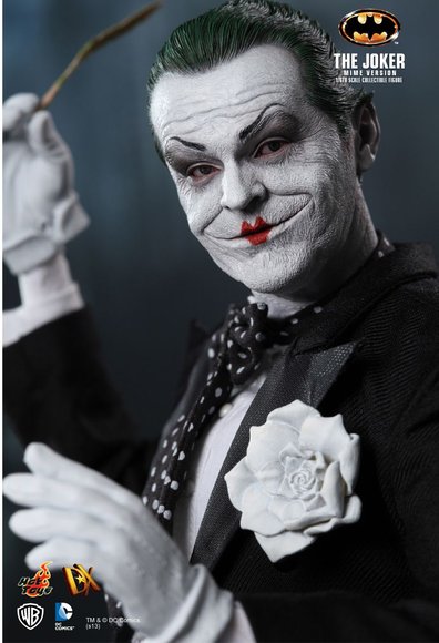 The Joker (Mime Version) figure by Jc. Hong, produced by Hot Toys. Detail view.