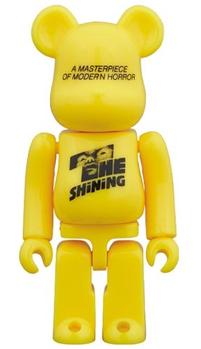 THE SHiNiNG POSTER Ver. BE@RBRICK 100% figure, produced by Medicom Toy. Front view.