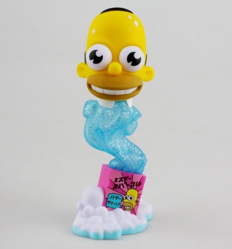 The Simpsons Mr. Sparkle figure by Matt Groening, produced by Kidrobot. Front view.