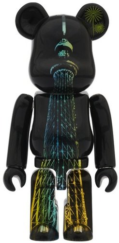 THE SKYTREE SHOP BE@RBRICK - LIGHT UP figure by Medicom Toy, produced by Medicom Toy. Front view.