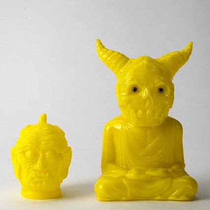 THE SOUR LEMON ALAVAKA BODHISATTVA V1 figure by Toby Dutkiewicz, produced by DevilS Head Productions. Front view.