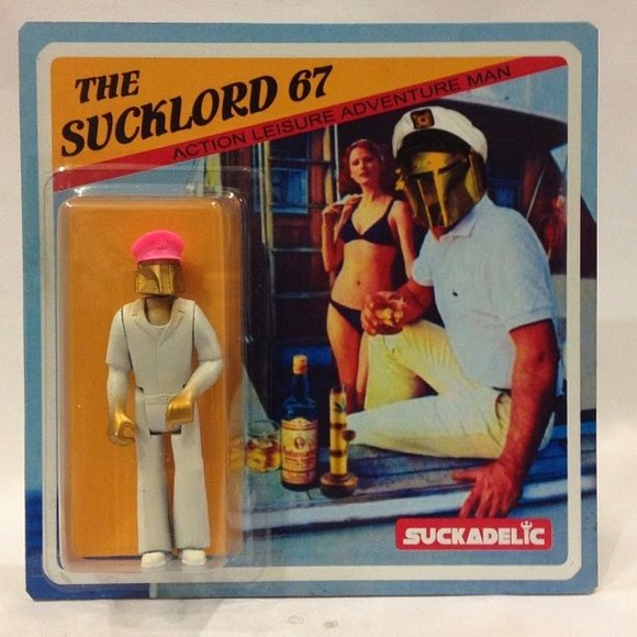 The Sucklord 67 - Action Leisure Adventure Man figure by Sucklord, produced by Suckadelic. Packaging.