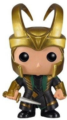 THOR: THE DARK WORLD - LOKI figure by Marvel, produced by Funko. Front view.