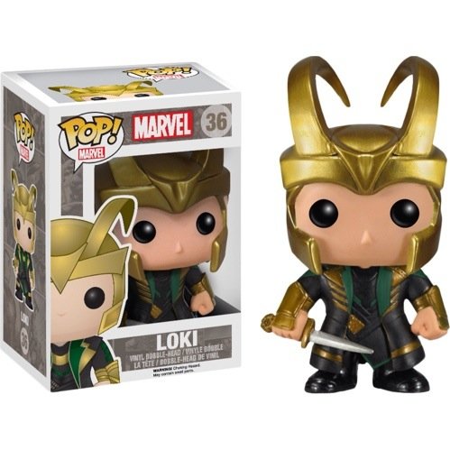 THOR: THE DARK WORLD - LOKI figure by Marvel, produced by Funko. Packaging.