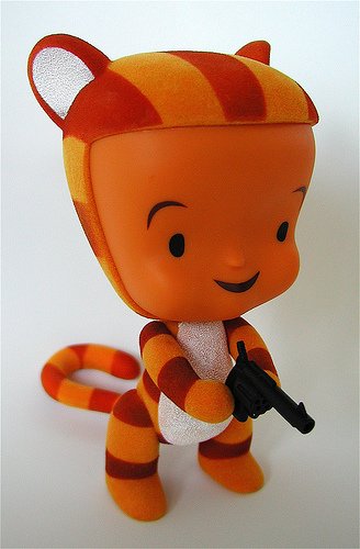 Tigerlily figure by Tim Biskup, produced by Gama-Go. Front view.