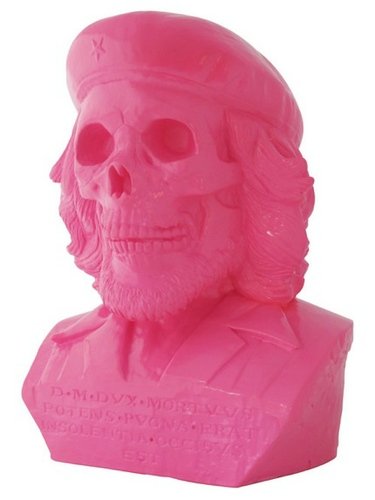 Dead Che Bust - Kidrobot Exclusive figure by Frank Kozik, produced by Ultraviolence. Front view.