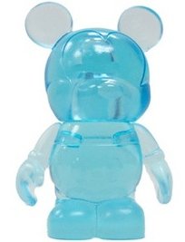 Clear Light Blue figure by Disney, produced by Disney. Front view.