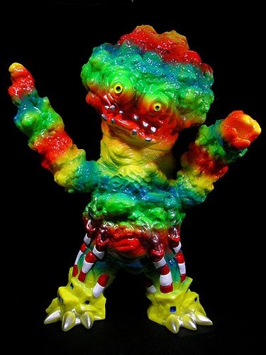 King Smog - Type-B Rainbow Lottery, 5th release figure by Naritada Shintani, produced by Elegab. Front view.