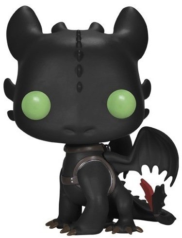POP! How to Train Your Dragon 2 - Toothless figure by Funko, produced by Funko. Front view.