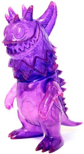 Rangeas - Unpainted Clear Purple  figure by T9G X Tim Biskup, produced by Intheyellow. Front view.